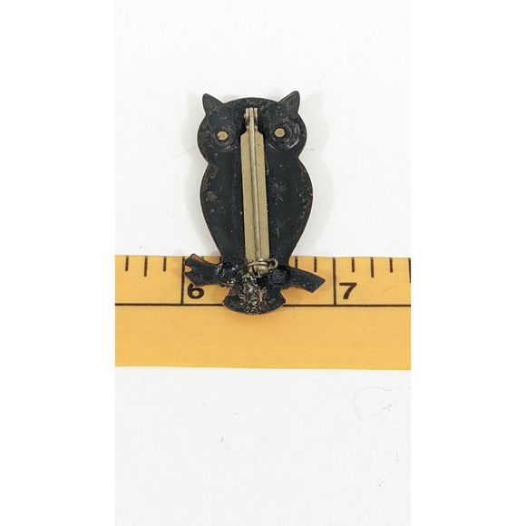Owl Shaped Copper Bell Trading Post - Vintage - Picture 7 of 7